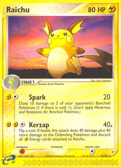 Team Magma v Aqua Raichu #13/95